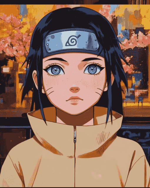 Himawari Uzumaki Anime Diamond Painting