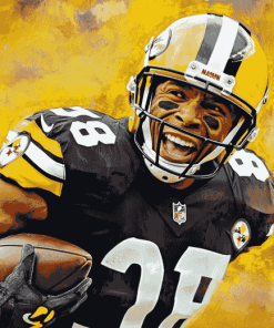 Hines Ward Famous Football Player Diamond Painting