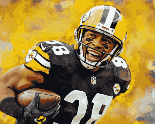 Hines Ward Famous Football Player Diamond Painting