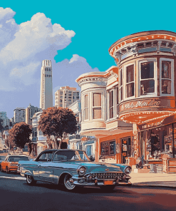 Historic Mels Drive San Francisco Diamond Painting