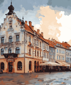 Historic Rzeszow Town Hall Diamond Painting