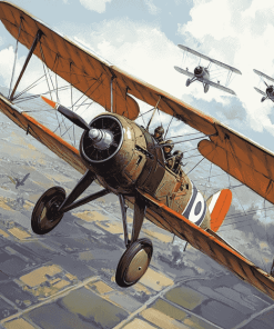 Historic Sopwith Triplanes Diamond Painting