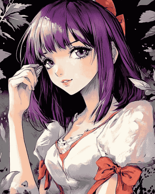 Hitagi Senjougahara Anime Diamond Painting