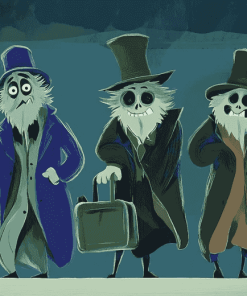 Hitchhiking Ghosts Animation Diamond Painting