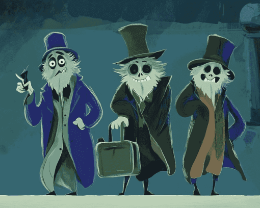 Hitchhiking Ghosts Animation Diamond Painting