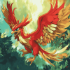 Ho Oh Legendary Pokemon Diamond Painting