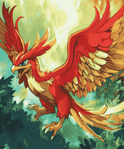 Ho Oh Legendary Pokemon Diamond Painting