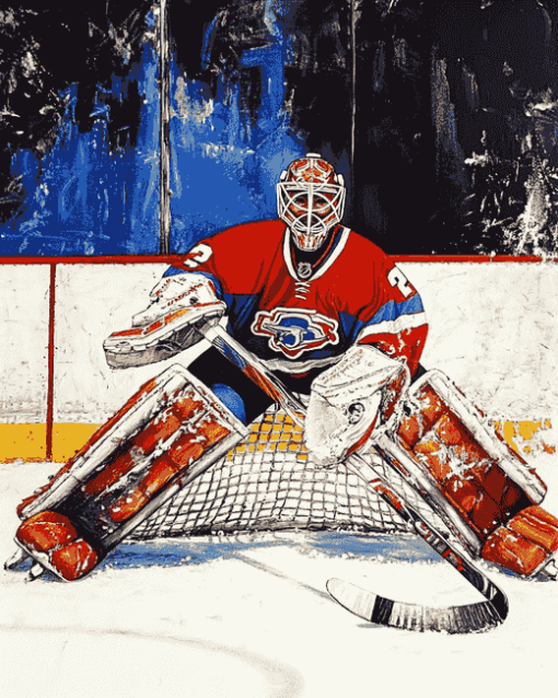 Hockey Goalie Sports Enthusiast Diamond Painting