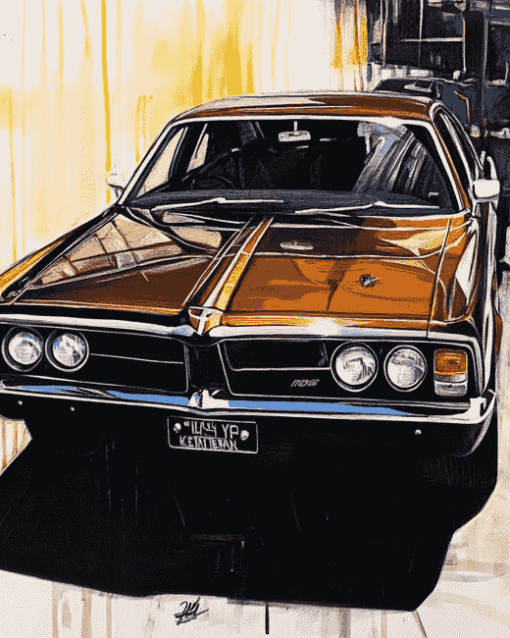 Holden HQ Kingswood Car Diamond Painting