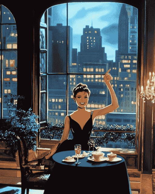 Holiday Glamour: Breakfast At Tiffanys Diamond Painting