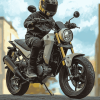 Honda Grom Riding Diamond Painting