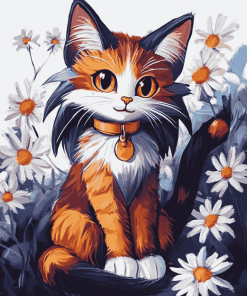 Honey The Cat Cartoon Diamond Painting