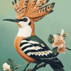 Hoopoe Bird Nature Diamond Painting