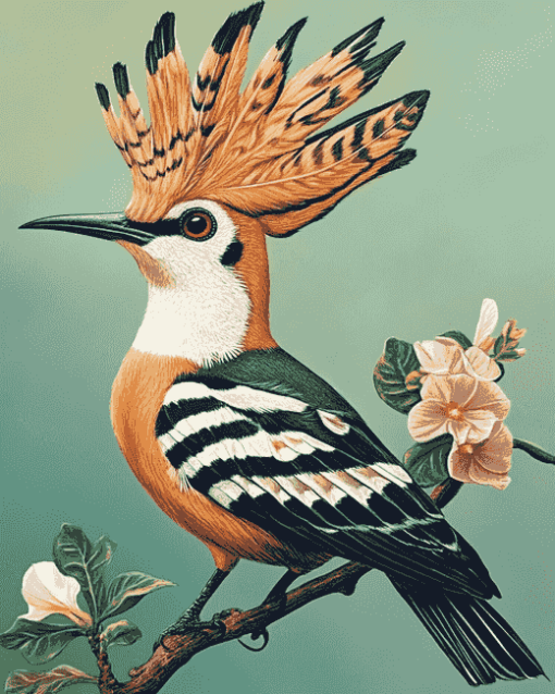 Hoopoe Bird Nature Diamond Painting