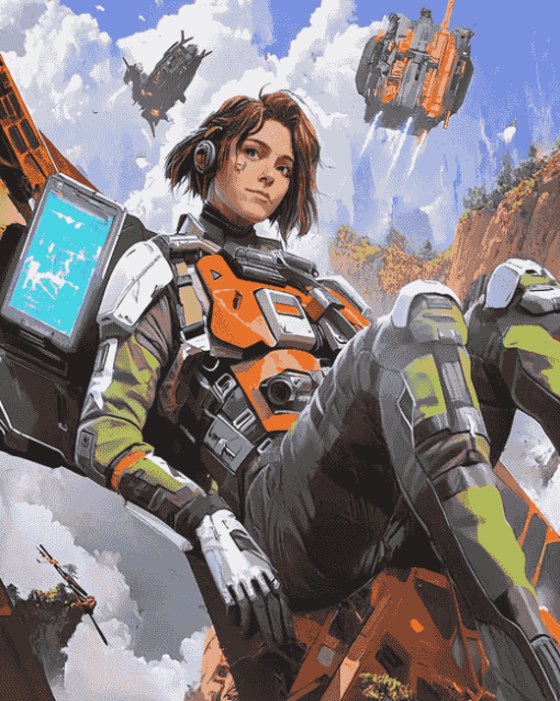 Horizon Apex Legends Video Game Diamond Painting