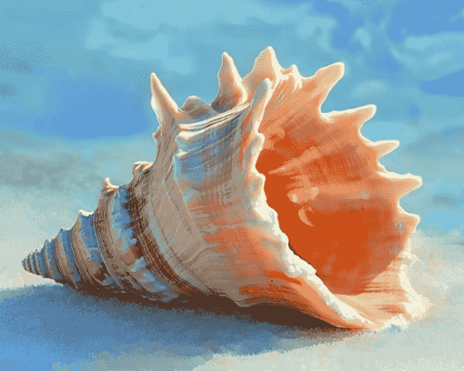 Horse Conch Seashell Diamond Painting