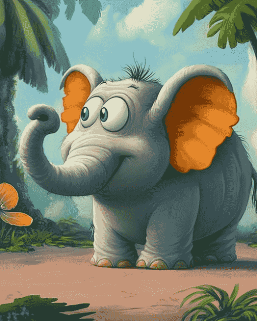 Horton Elephant Adventure Diamond Painting