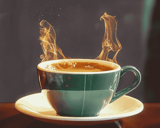 Hot Coffee Cup Diamond Painting