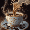 Hot Coffee Fantasy Diamond Painting