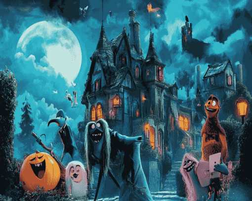 Hotel Transylvania Animation Diamond Painting