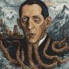 Howard Phillips Lovecraft Vintage Diamond Painting