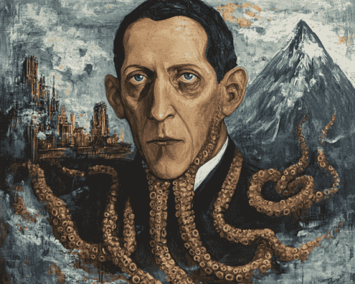 Howard Phillips Lovecraft Vintage Diamond Painting