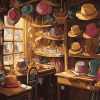 Howls Moving Castle Hat Shop Diamond Painting