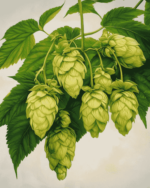 Humulus Lupulus Diamond Painting