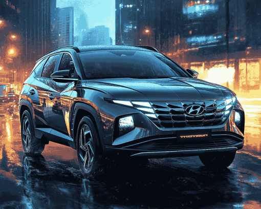 Hyundai Tucson Engines Diamond Painting