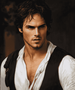 Ian Somerhalder Damon Salvatore Diamond Painting