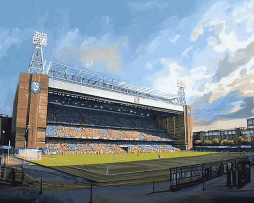 Ibrox Stadium Glasgow Experience Diamond Painting