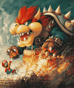 Iconic Bowser Mario Adventure Diamond Painting