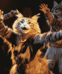 Iconic Cats Musical Diamond Painting