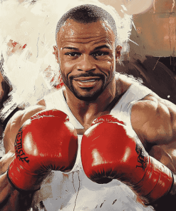 Iconic Roy Jones Jr Diamond Painting