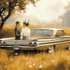 Impala Car Couple Diamond Painting