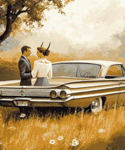 Impala Car Couple Diamond Painting