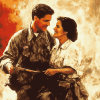 In Love And War Film Characters Diamond Painting