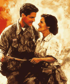 In Love And War Film Characters Diamond Painting