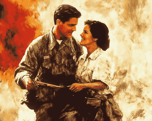 In Love And War Film Characters Diamond Painting