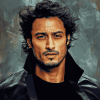 Indian Actor Tiger Shroff Diamond Painting