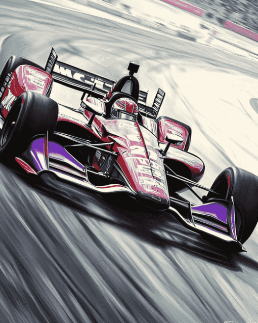 Indy Car Racing Enthusiast Diamond Painting