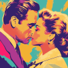 Ingrid Bergman and Bogart Colorful Diamond Painting