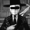 Invisible Man Monochrome Diamond Painting