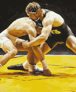 Iowa Hawkeyes Wrestling Diamond Painting