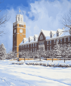 Iowa State Winter Wonderland Diamond Painting