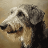 Irish Wolfhound Puppy Diamond Painting