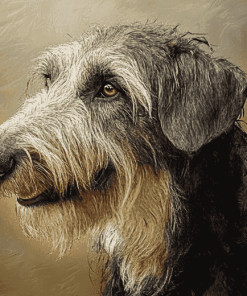 Irish Wolfhound Puppy Diamond Painting