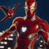 Iron Man and Spiderman Heroes Diamond Painting