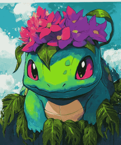 Ivysaur Pokemon Diamond Painting