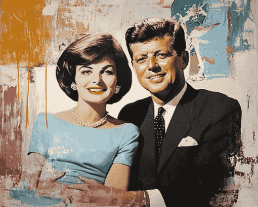 JFK Jacqueline Art Diamond Painting